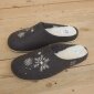 Grand Step Shoes Homeslipper recycelt Heart grey 38