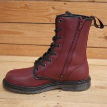 Shoezuu 8 Eye Boots Micro cherry 45