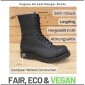 Vegetarian Shoes Airseal 10 Eye Boot 40