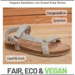 Grand Step Shoes Sandalen Levi Hemp natur 37