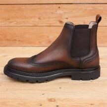 NAE Vegan Shoes Casian Chelsea Boots brown