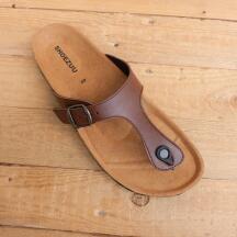 Shoezuu Toe Post Sandalen nut