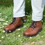 Shoezuu 8 Eye UK Boots nutbrown 43