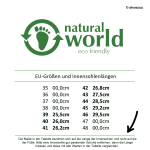 Natural World Eco Hausschuhe Eco Clog marino 39