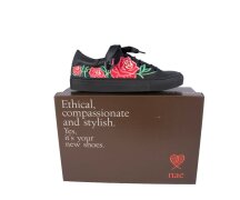 NAE Vegan Shoes Sneaker Rose black