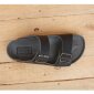 Vegetarian Shoes Two Strap Sandal Black 44