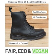 Shoezuu 8 Eye UK Boot Steel Edition
