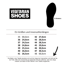 Vegetarian Shoes Three Strap Sandalen 44