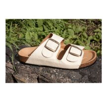 NAE Vegan Shoes Sandalen Darco Piñatex weiß 43