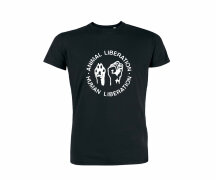 T-Shirt  Animal Liberation - Human Liberation XL Navy