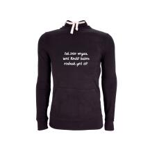 Hoodie Ich lebe vegan... black