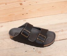 Vegetarian Shoes Two Strap Sandal Brown 39