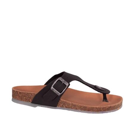 Shoezuu Toe Post Sandalen schwarz