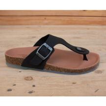 Shoezuu Toe Post Sandalen schwarz