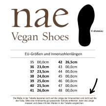 NAE Vegan Shoes Gatria Pinatex 37