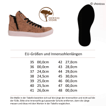 NAE Vegan Shoes Milan Cork Shoezuu Edition 38
