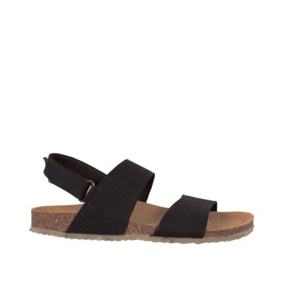 Zouri Sandalen Oyster Bio-Baumwolle schwarz 42